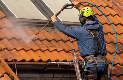 Démoussage et hydrofuge de toiture à Faleyras